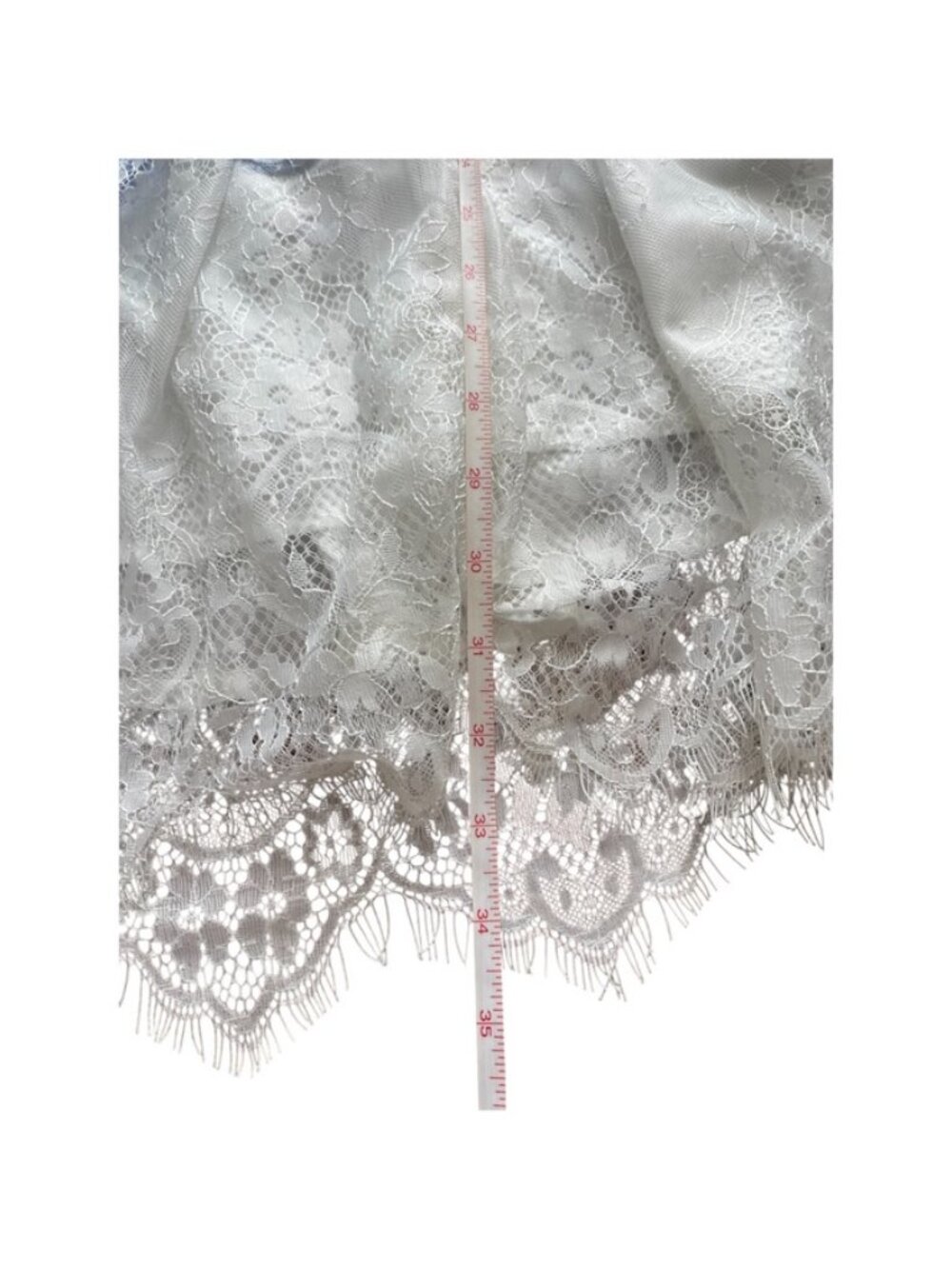 Maeve V-Neck Ombre Lace Mini Shirt Dress size US 4 EUR 36 UK 8 Striped - Picture 9 of 15